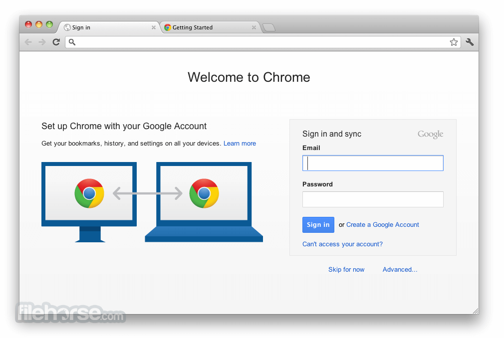 Google chrome download for mac
